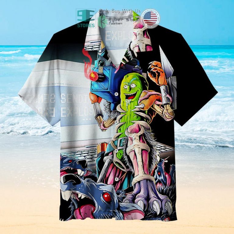 pickle rick rick and morty hawaiian shirt 1 31901