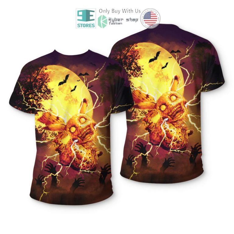 pikachu zombie 3d t shirt 1 38425