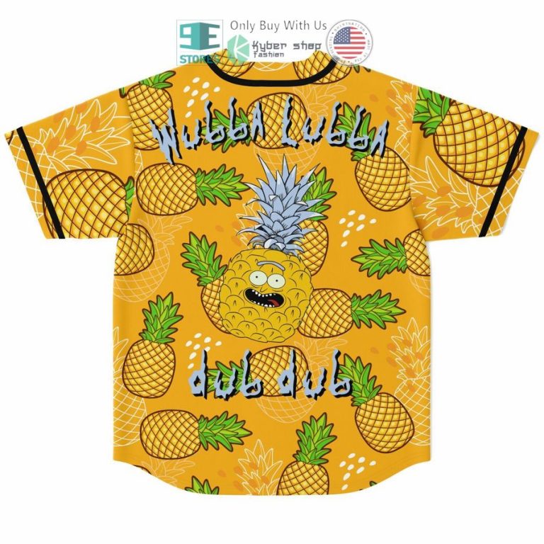 pineapple rick wubba lubba dub dub baseball jersey 2 58909