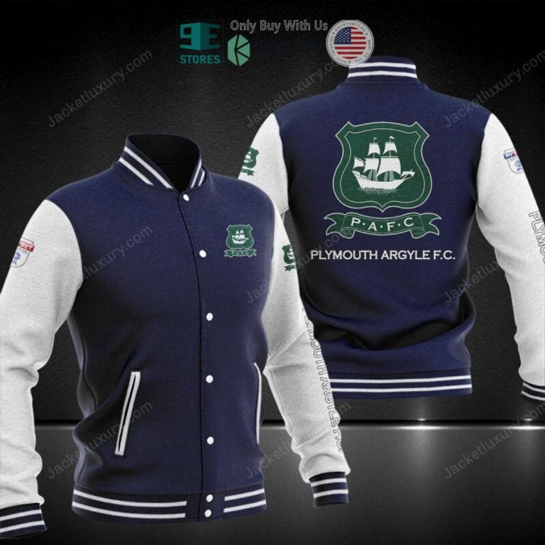 plymouth argyle f c baseball jacket 2 72002