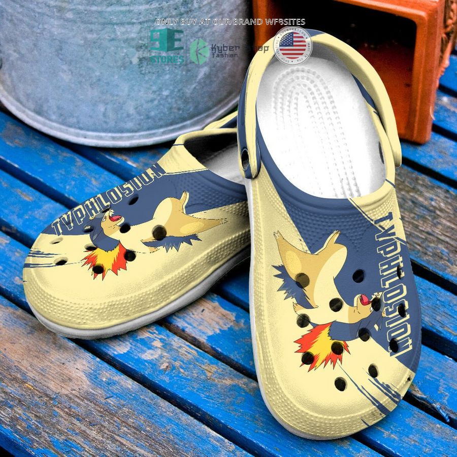 pokemon typhlosion crocs crocband shoes 1 25765