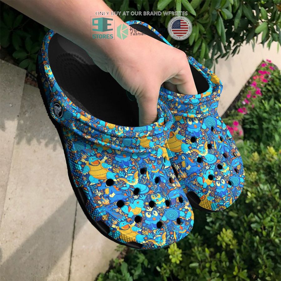 pokemon water type pattern crocs crocband shoes 2 77683