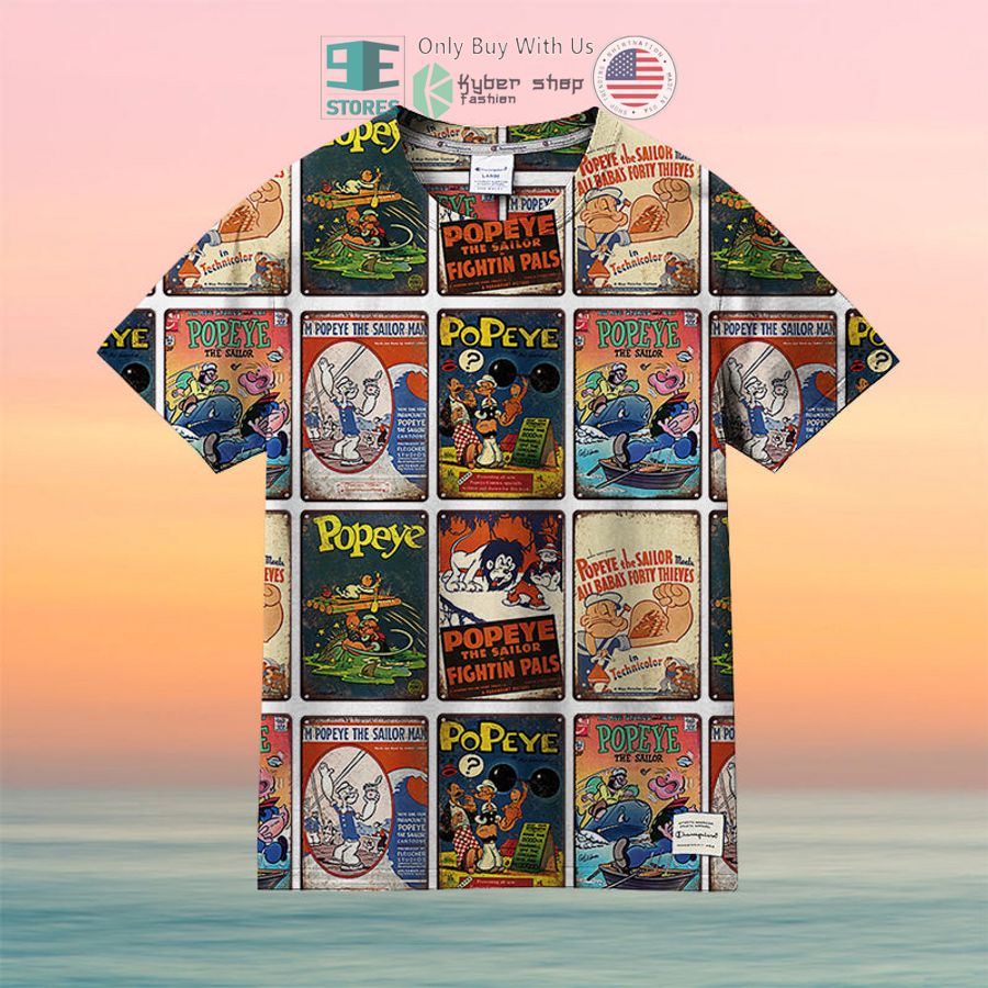 popeye comics hawaiian shirt 2 7717