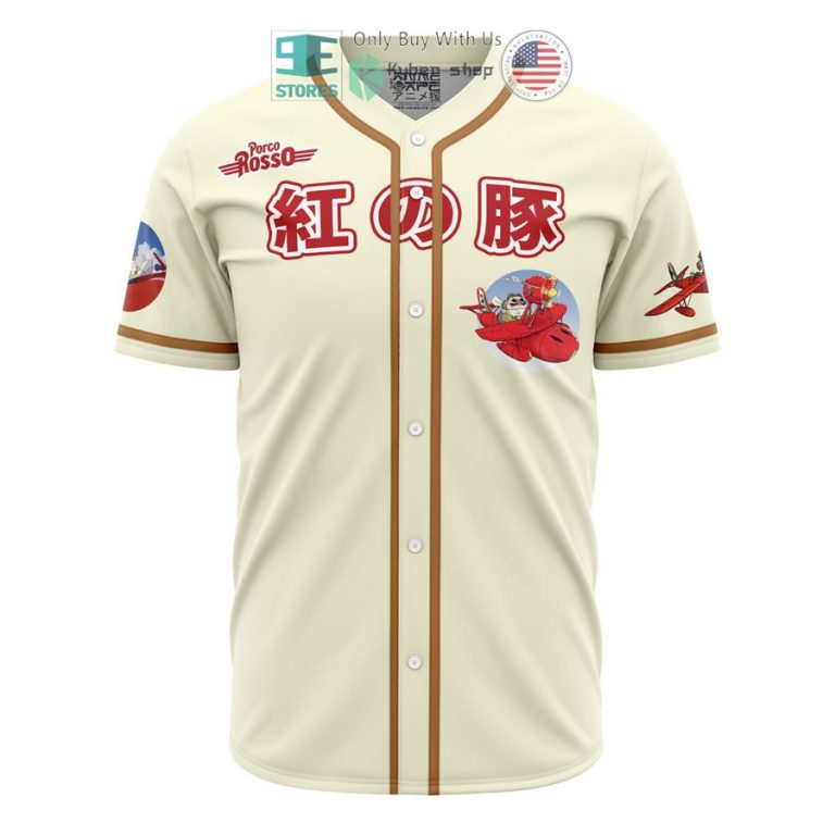 porco rosso studio ghibli baseball jersey 2 38372