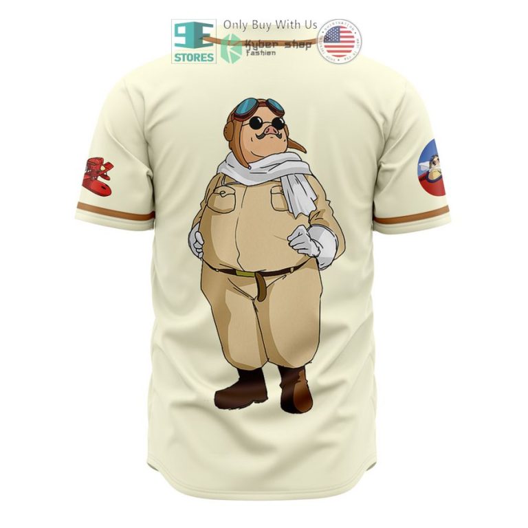 porco rosso studio ghibli baseball jersey 3 44643