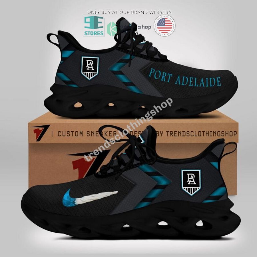 port adelaide power nike max soul shoes 1 87253