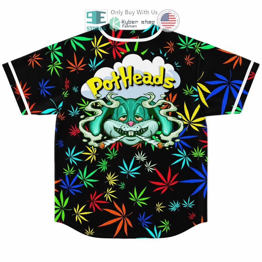 potheads multicolor cannabis baseball jersey 2 81773