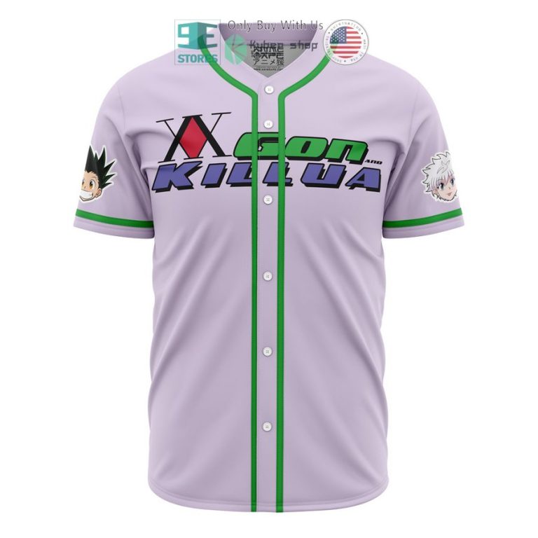 power duo gon killua hunter x hunter baseball jersey 1 49441