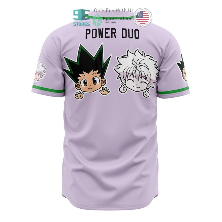 power duo gon killua hunter x hunter baseball jersey 3 5643