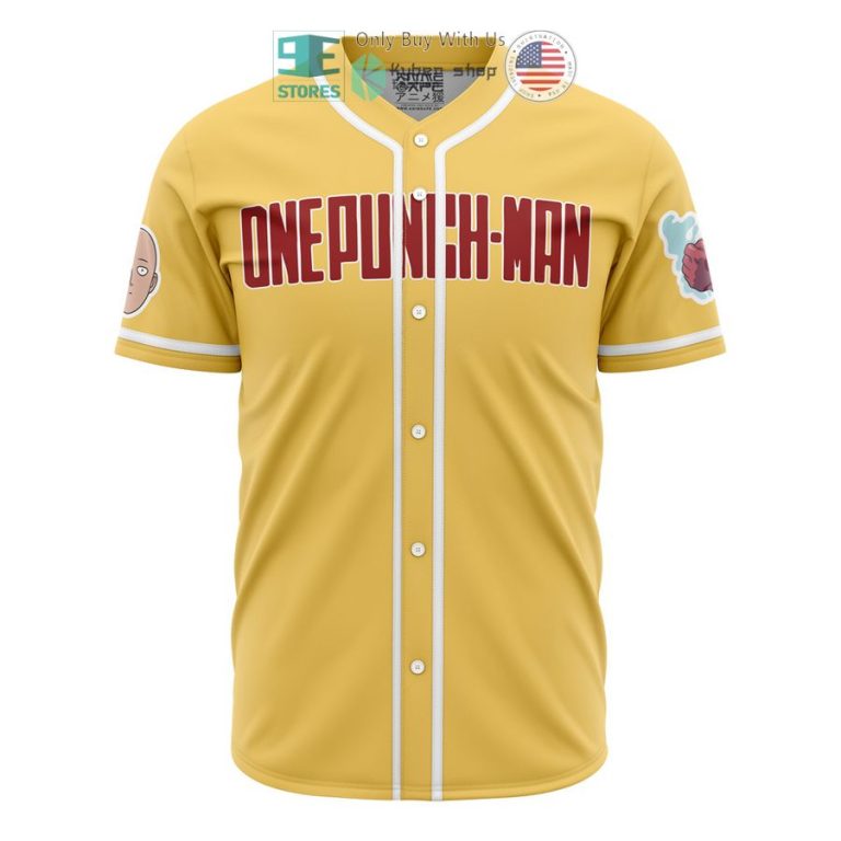 power saitama punch man baseball jersey 1 29262