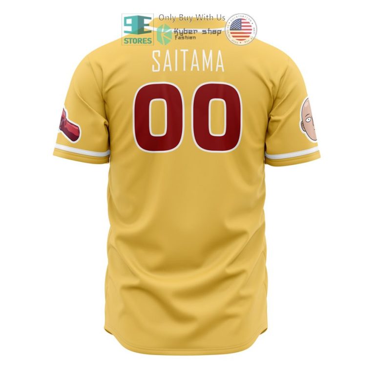 power saitama punch man baseball jersey 3 33440