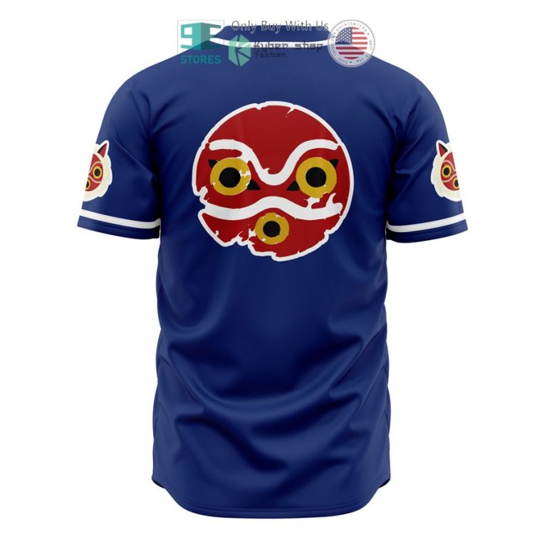 princess mononoke studio ghibli baseball jersey 3 81031