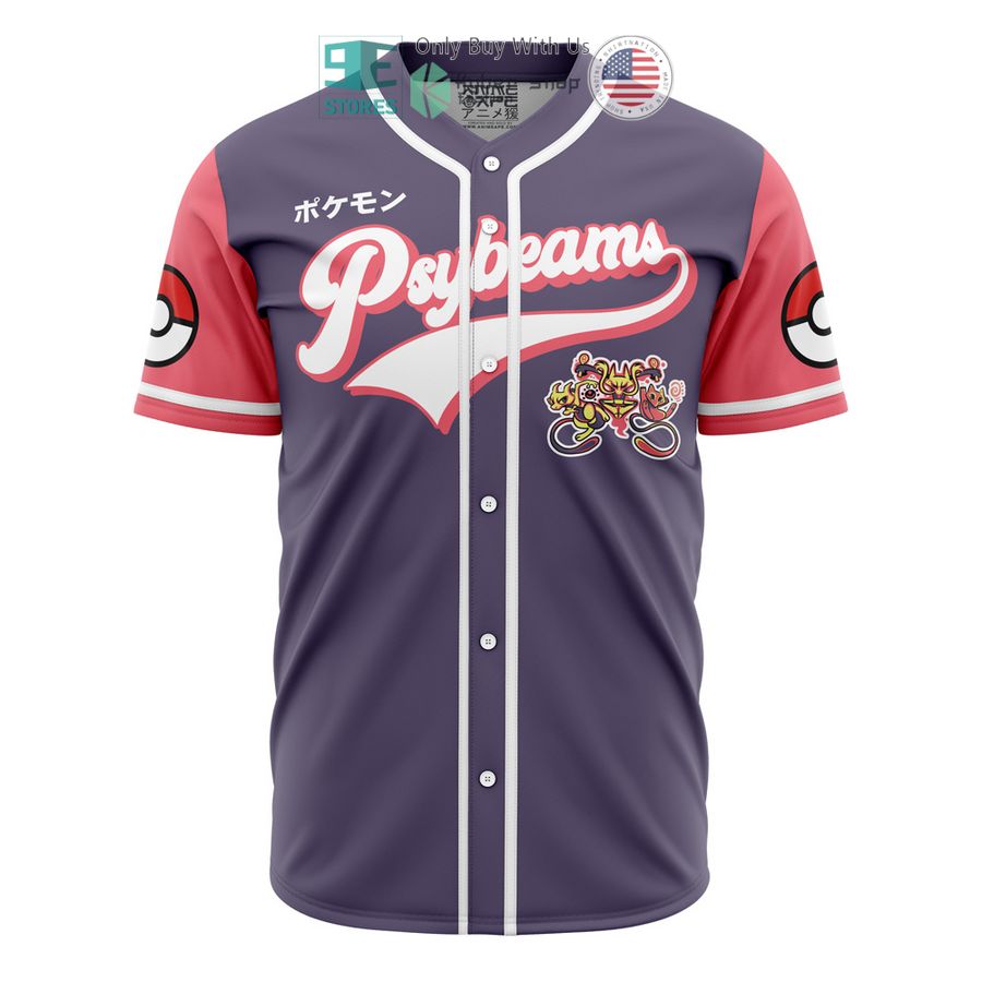 psybeams pokemon baseball jersey 1 5068