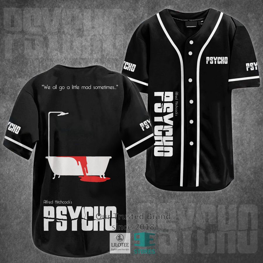 psycho horror movie baseball jersey 1 56825