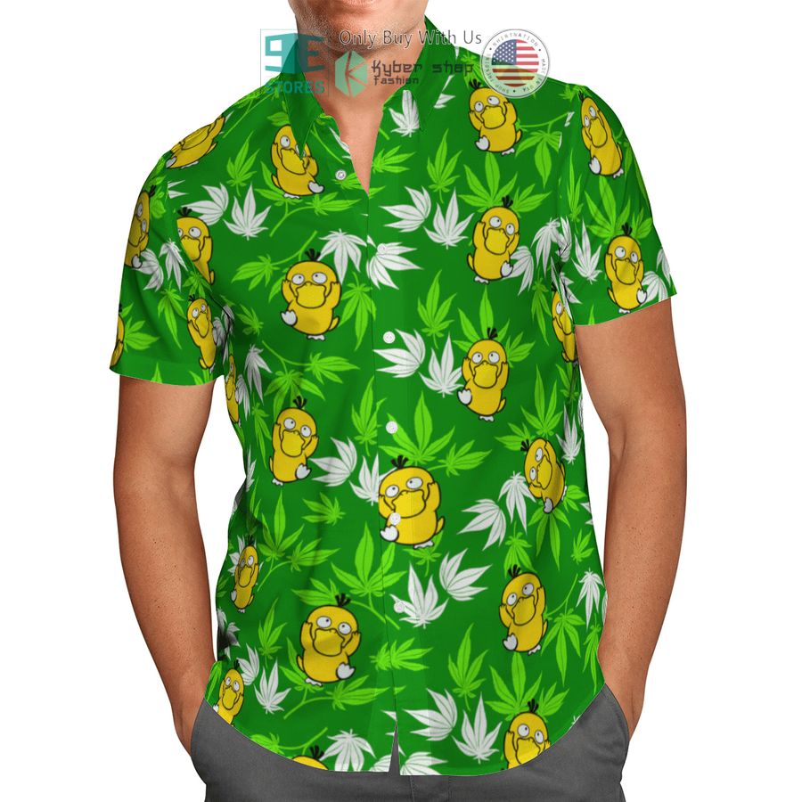 psyduck tropical hawaiian shirt shorts 2 89243