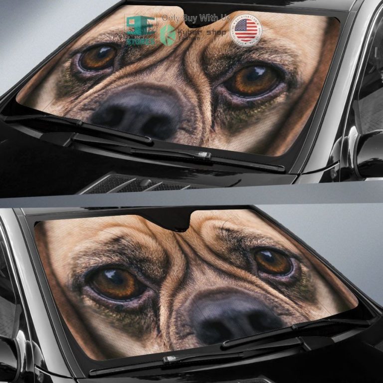 puggles eyes car sun shade 2 40398