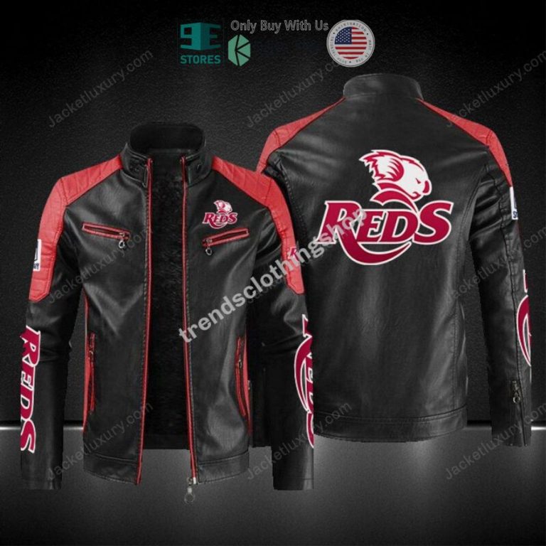 queensland reds block leather jacket 3 33623