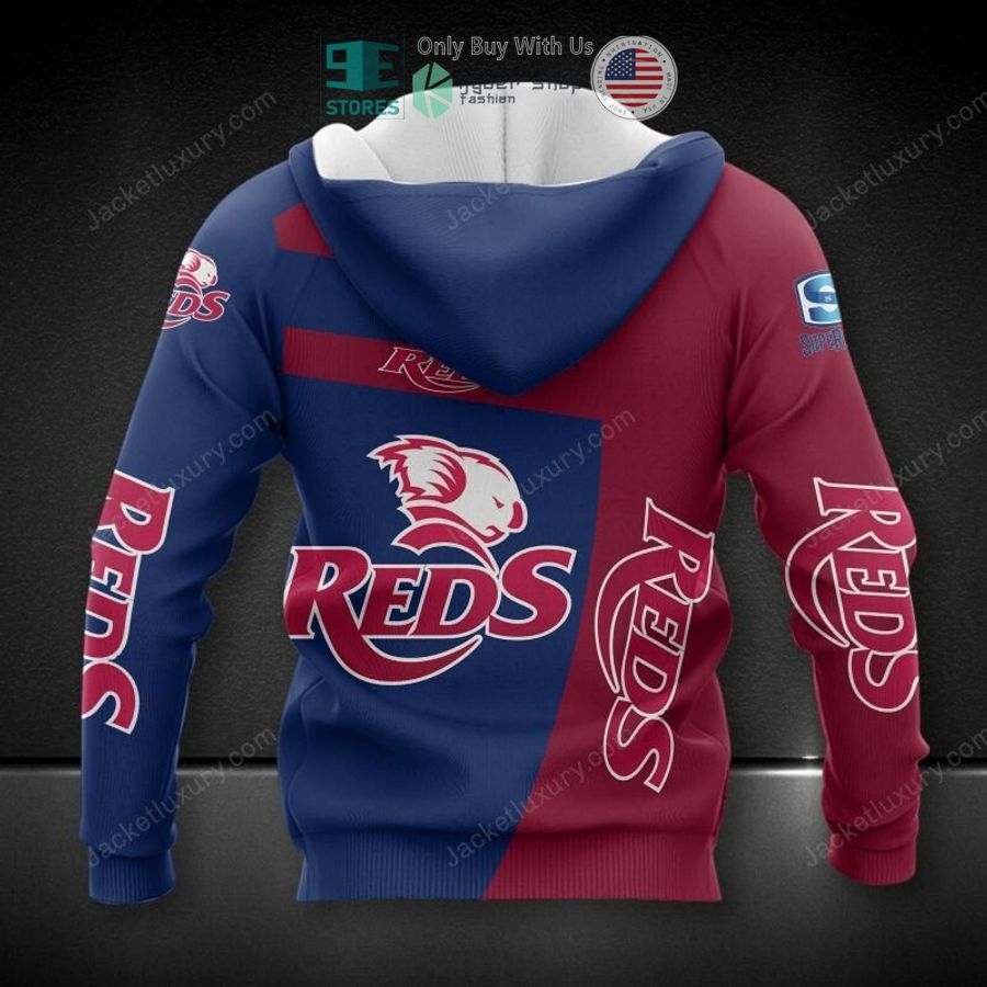 queensland reds red blue 3d hoodie polo shirt 2 26829