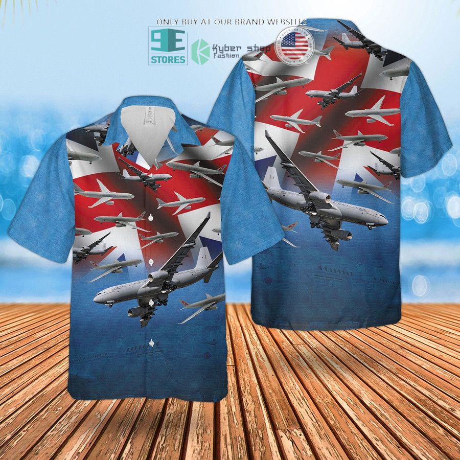 raf airbus a330 voyager hawaiian shirt shorts 1 63139