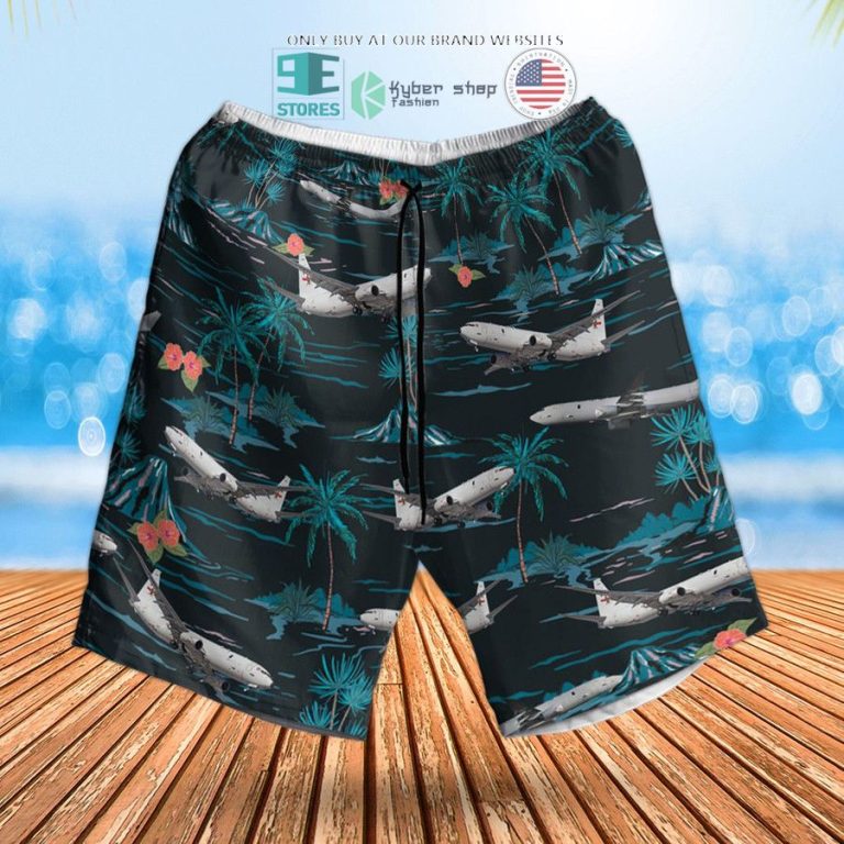 raf boeing p 8a poseidon mra1 hawaiian shirt shorts 3 34340