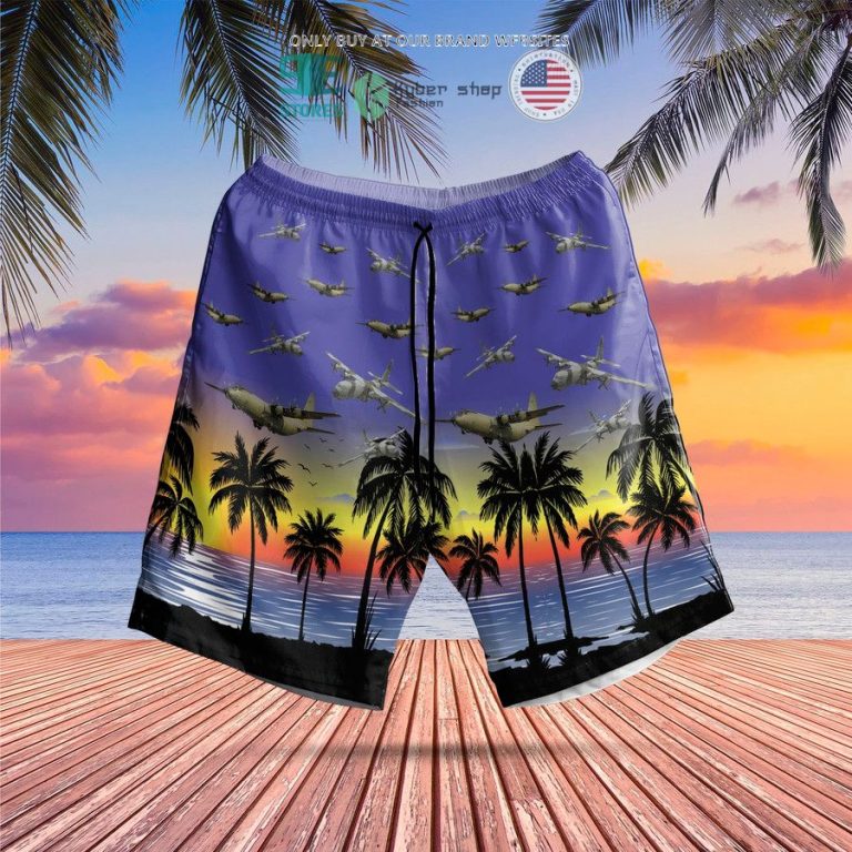 raf c 130 hercules purple hawaiian shirt shorts 3 87533