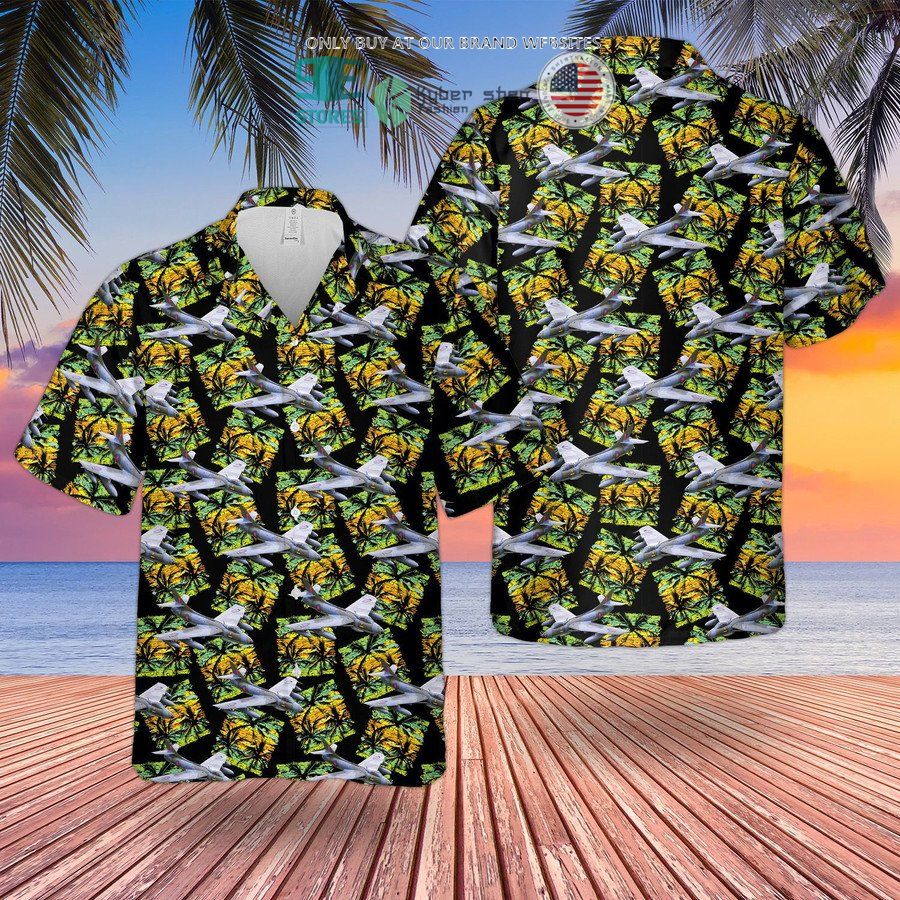 raf historical hawker hunter hawaiian shirt shorts 1 94426