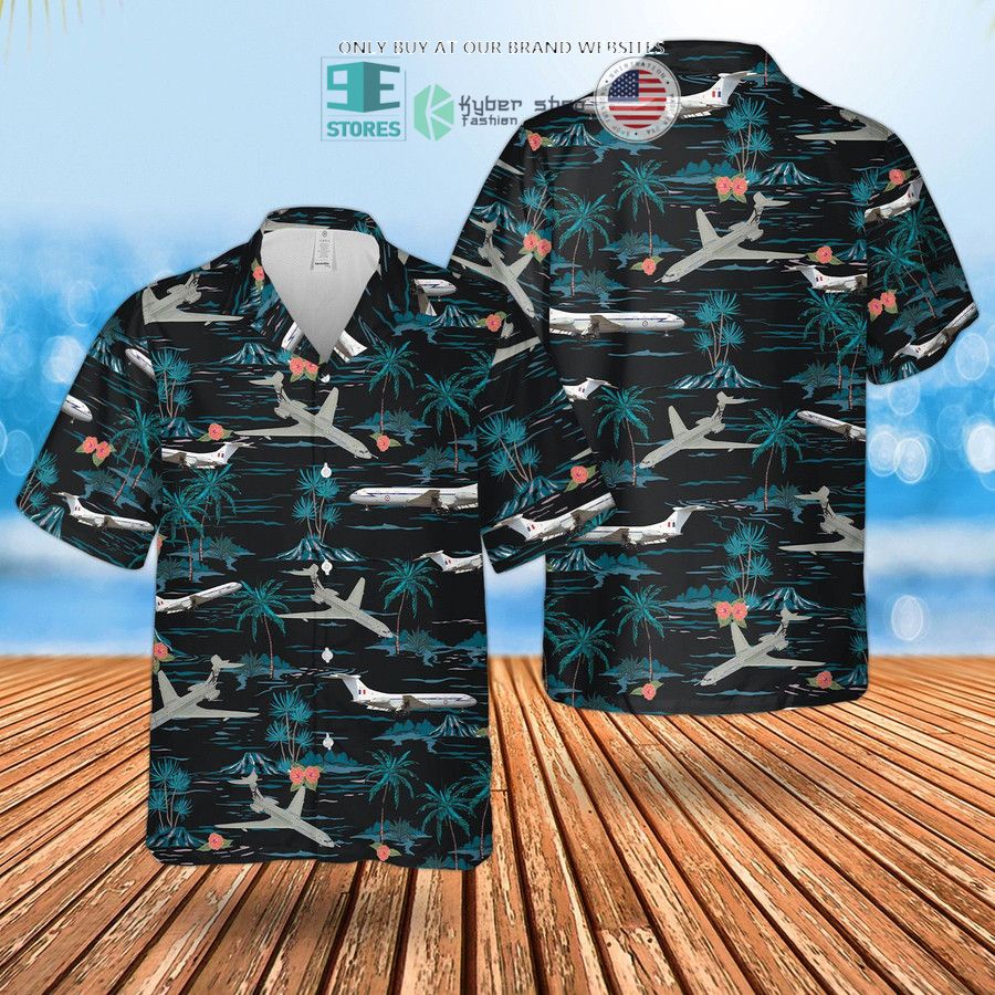 raf historical vickers vc10 black hawaiian shirt shorts 1 57629