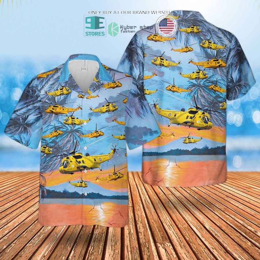 raf westland sea king har3 hawaiian shirt shorts 2 5017