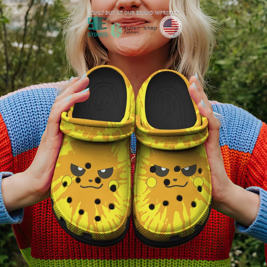 raichu tie dye face crocs crocband shoes 1 65908