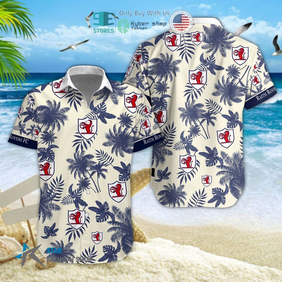 raith rovers f c logo palm tree hawaiian shirt shorts 1 51277