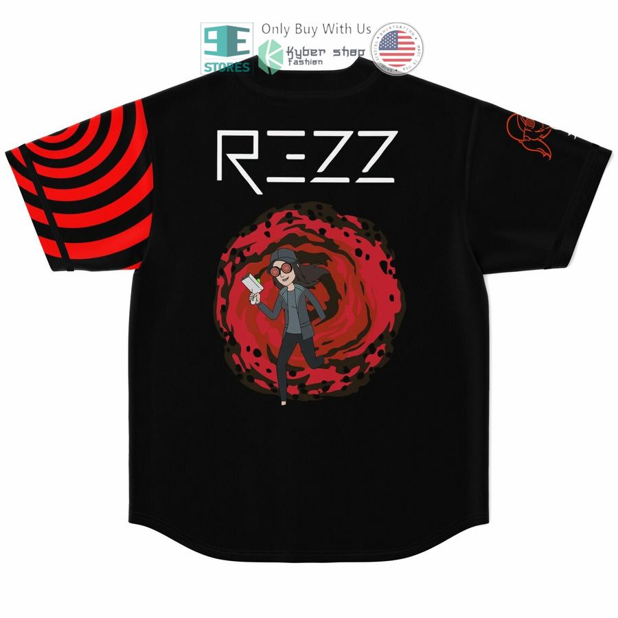 rezz rave daddy black red baseball jersey 1 12003