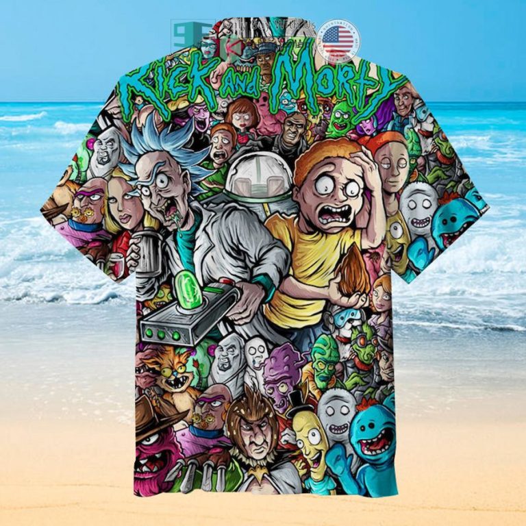 rick and morty characters hawaiian shirt 2 91104