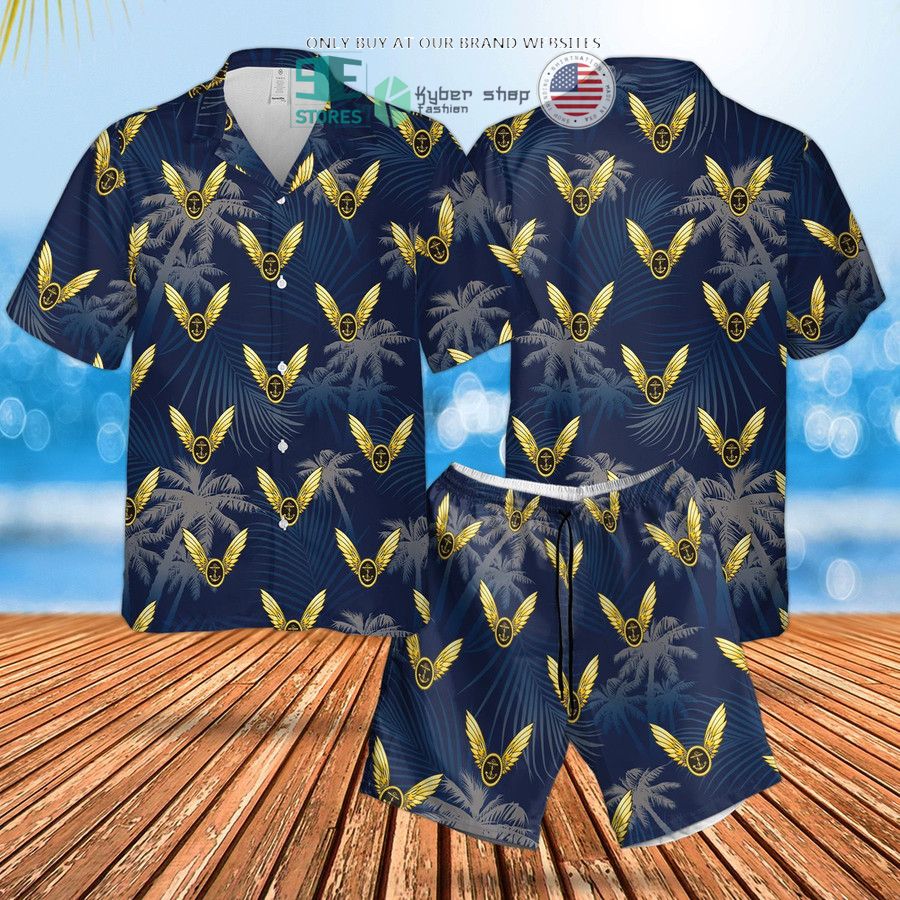 rn faa aircrew wings hawaiian shirt shorts 1 21032