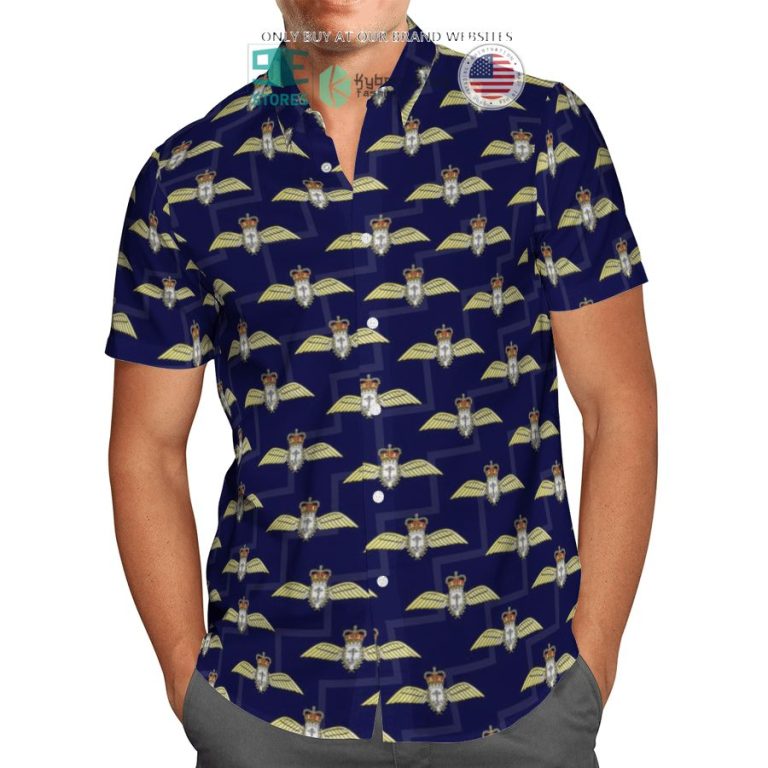 rn faa zig zag pilot wings badge hawaiian shirt shorts 3 39542