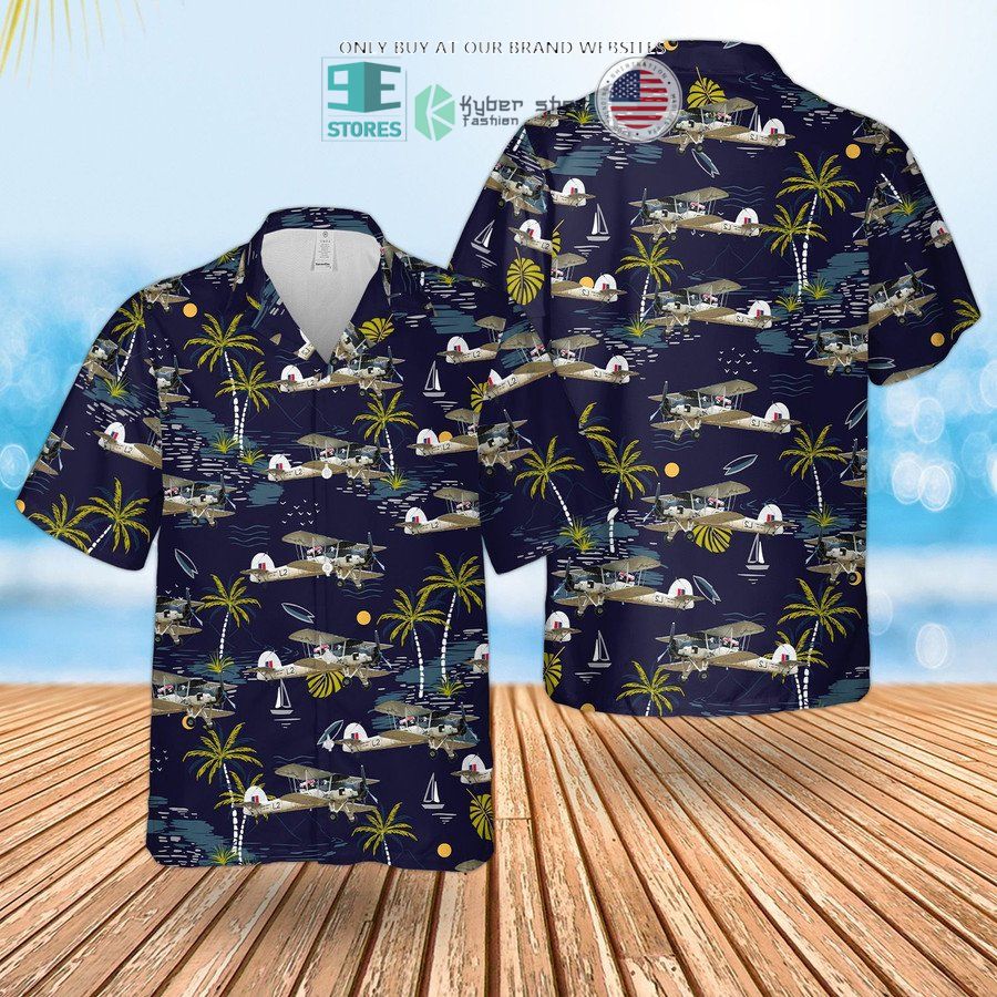 rn historical fairey swordfish hawaiian shirt shorts 2 82840
