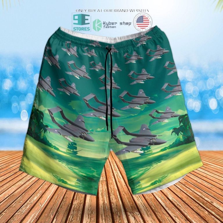 rn historical sea vixen green hawaiian shirt shorts 3 56309