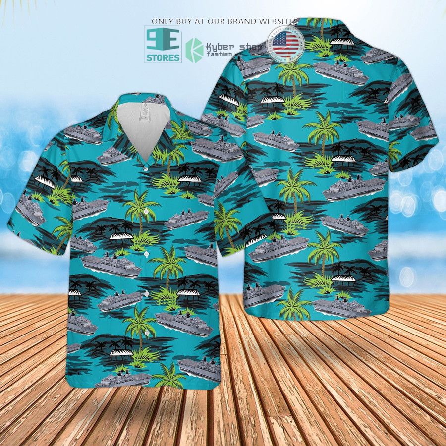 rn hms albion l14 hawaiian shirt shorts 1 78614
