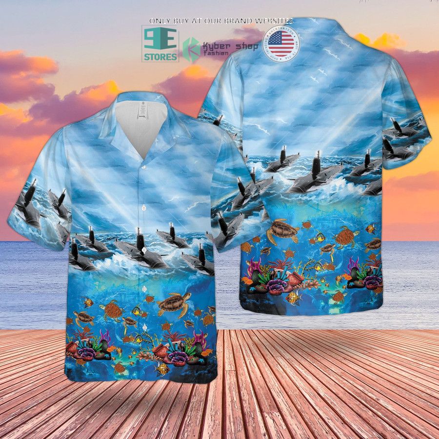 rn vanguard class ballistic missile submarine ocean hawaiian shirt shorts 1 81922