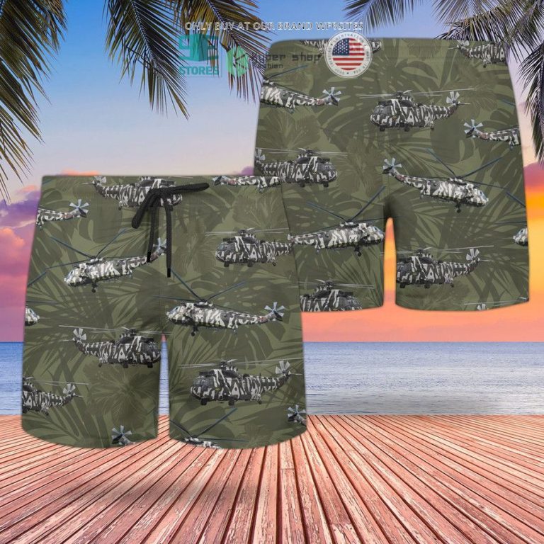 rn westland sea king hc4 jungly arctic camouflage hawaiian shirt shorts 3 53608