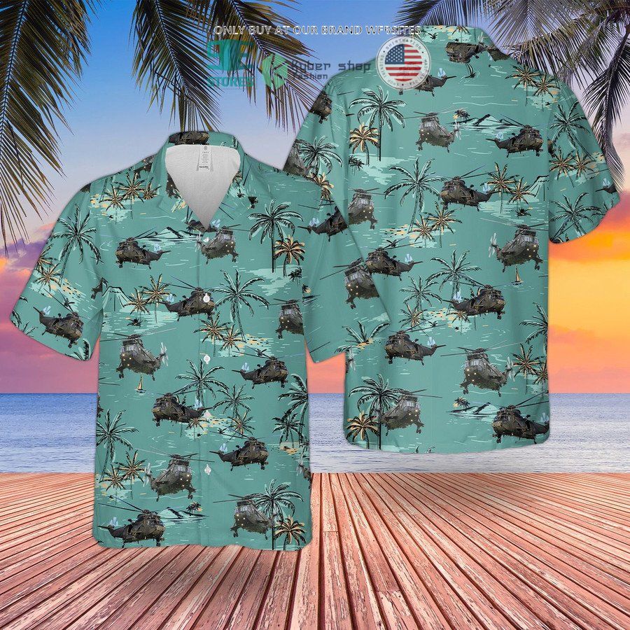 rn westland sea king hc4 jungly hawaiian shirt shorts 1 41843
