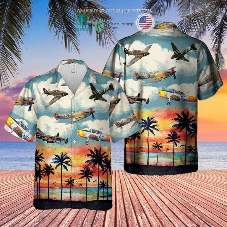 royal air force battle of britain historical aircrafts hawaiian shirt 2 11331