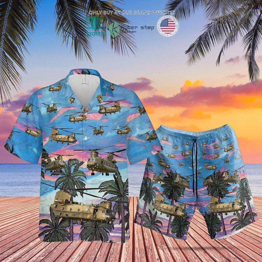 royal air force boeing chinook hawaiian shirt shorts 1 43229