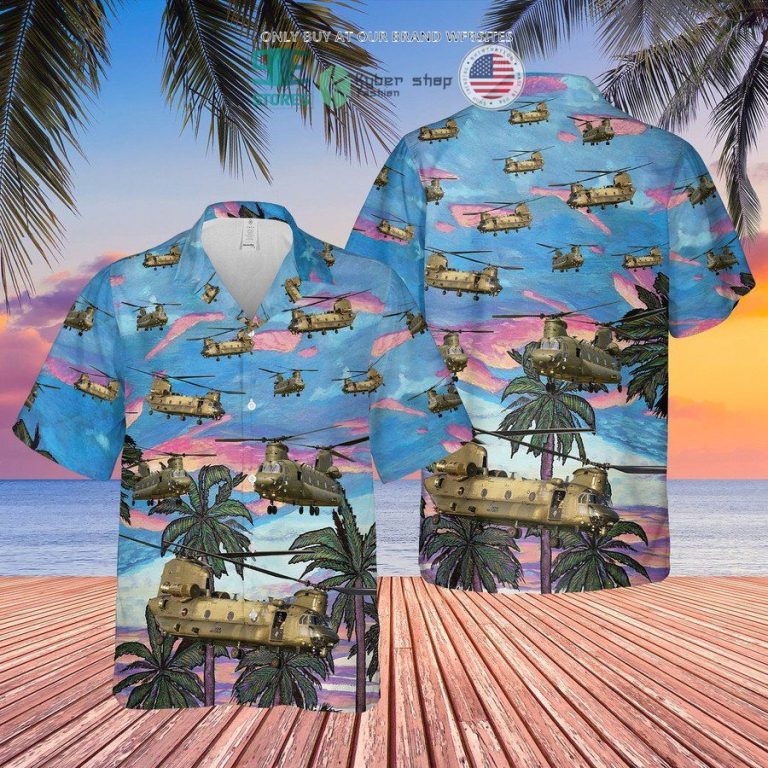 royal air force boeing chinook hawaiian shirt shorts 3 89969