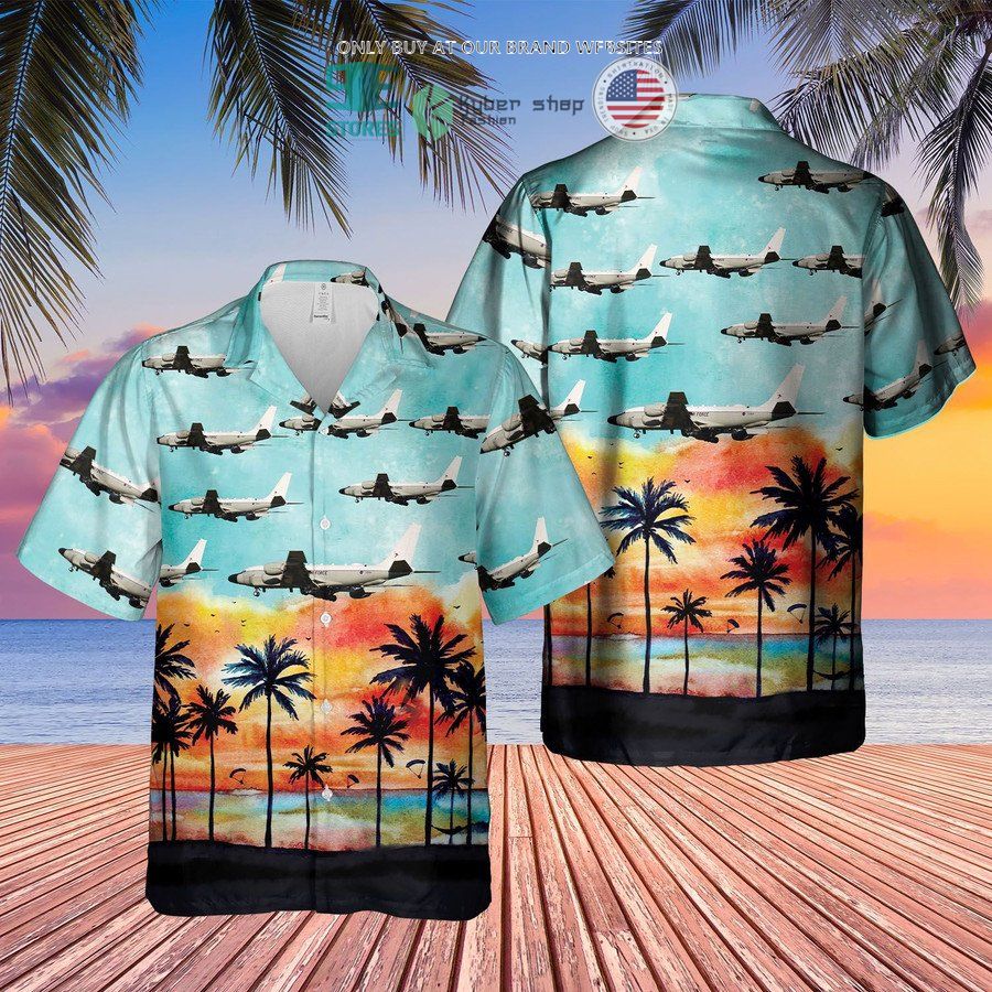 royal air force boeing rc 135w rivet joint hawaiian shirt 2 94701