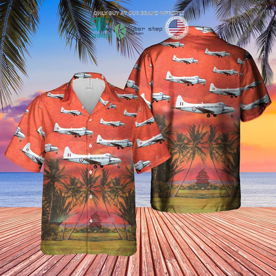 royal air force de havilland dh 104 devon c2 hawaiian shirt 1 97778