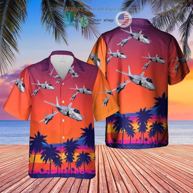 royal navy f 35 lightning fixed wing aircraft hawaiian shirt 2 94875