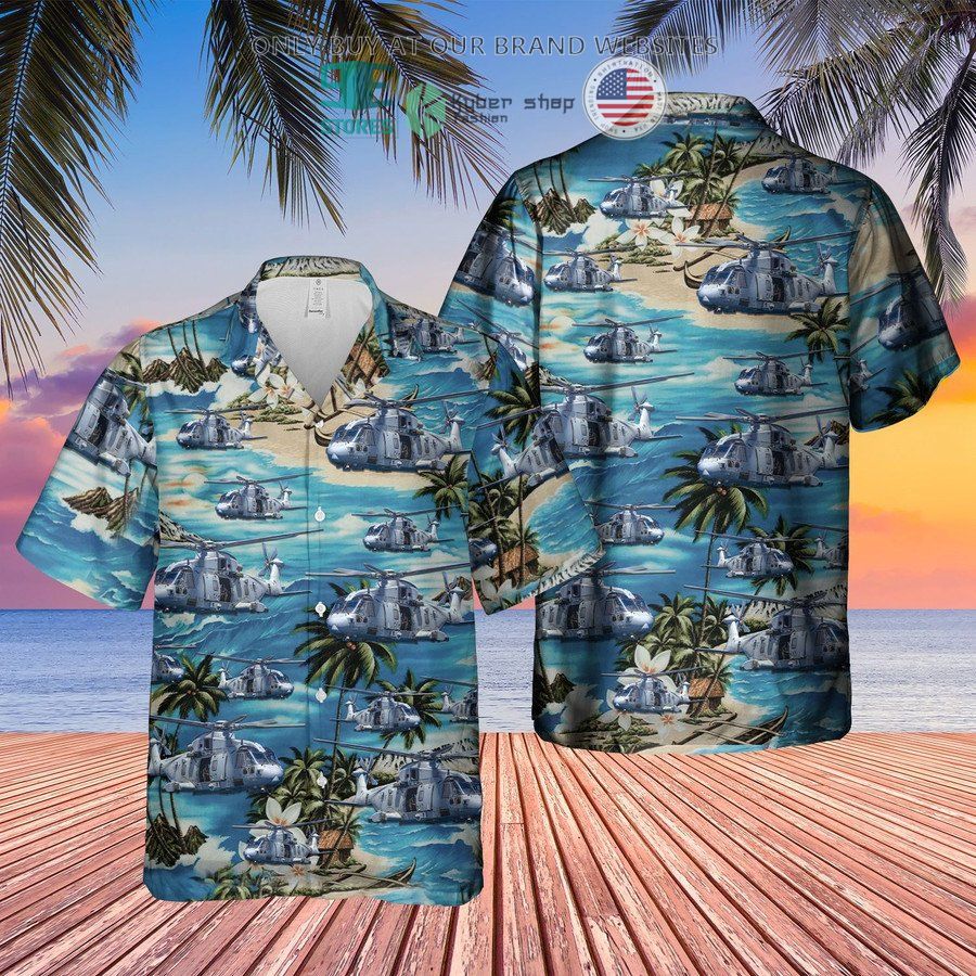 royal navy merlin hm mk4 hawaiian shirt shorts 1 38217