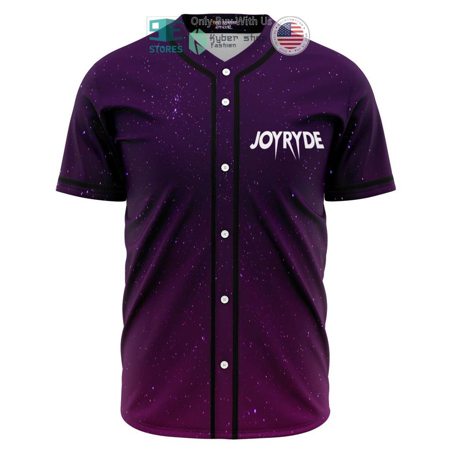 ryde or die joyryde violet galaxy baseball jersey 1 4750