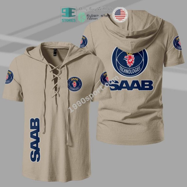 saab automobile brand drawstring shirt 1 50275