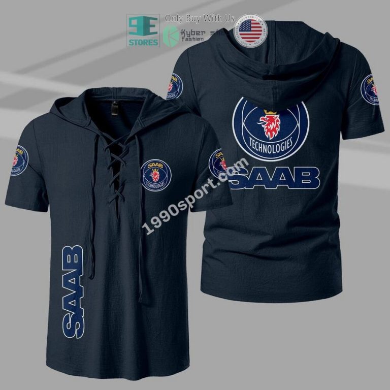 saab automobile brand drawstring shirt 3 72220